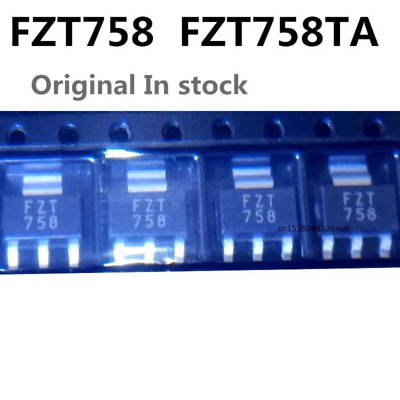 

10 шт., FZT758TA FZT758, 400 А, 223 В, SOT-