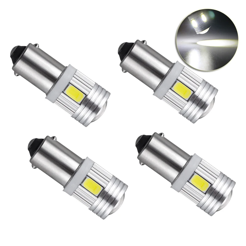 1pack Car Bulbs BA9S T4W 6 Led 5630 5730 Lamps T4w H6w Interior Lights
