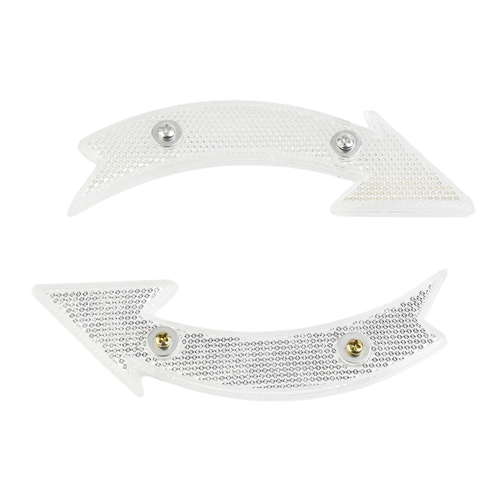

2pcs Bicycle Bike Spokes Reflective Sheet Cycling Reflector Arrow Reflective Sheet Cycling Safety Warnings Signs Bike Accessorie