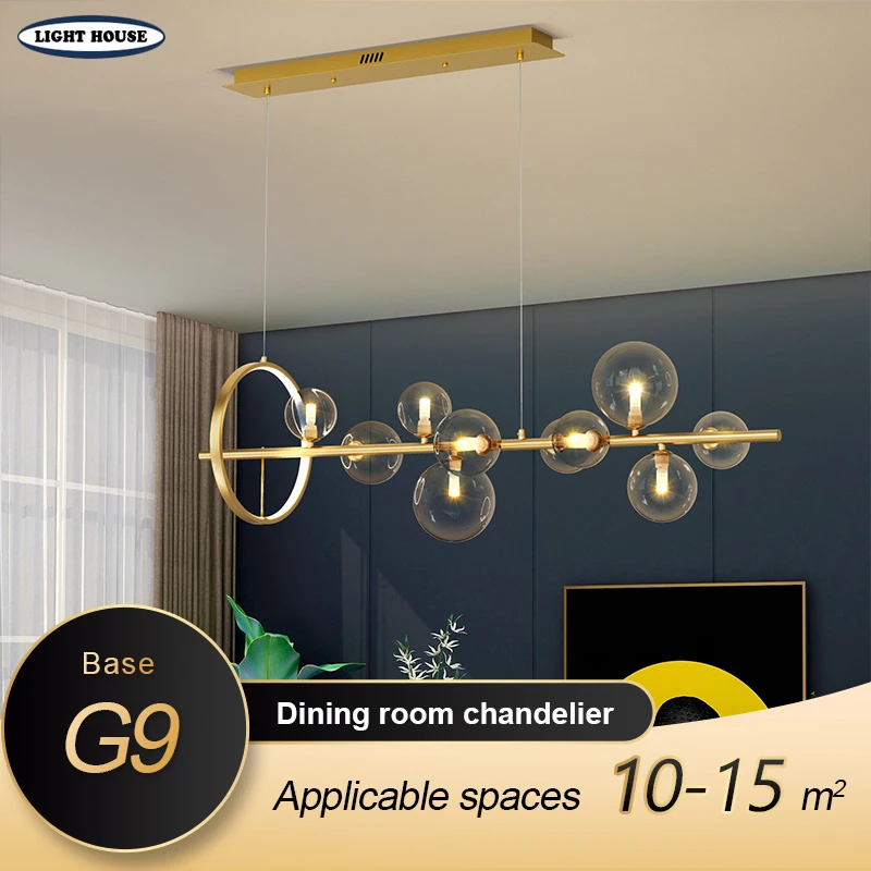 

Modern Living LED Kitchen Study Pendant Bedroom Dining Ceiling Lamp Villa Hotel Home Decoration G9