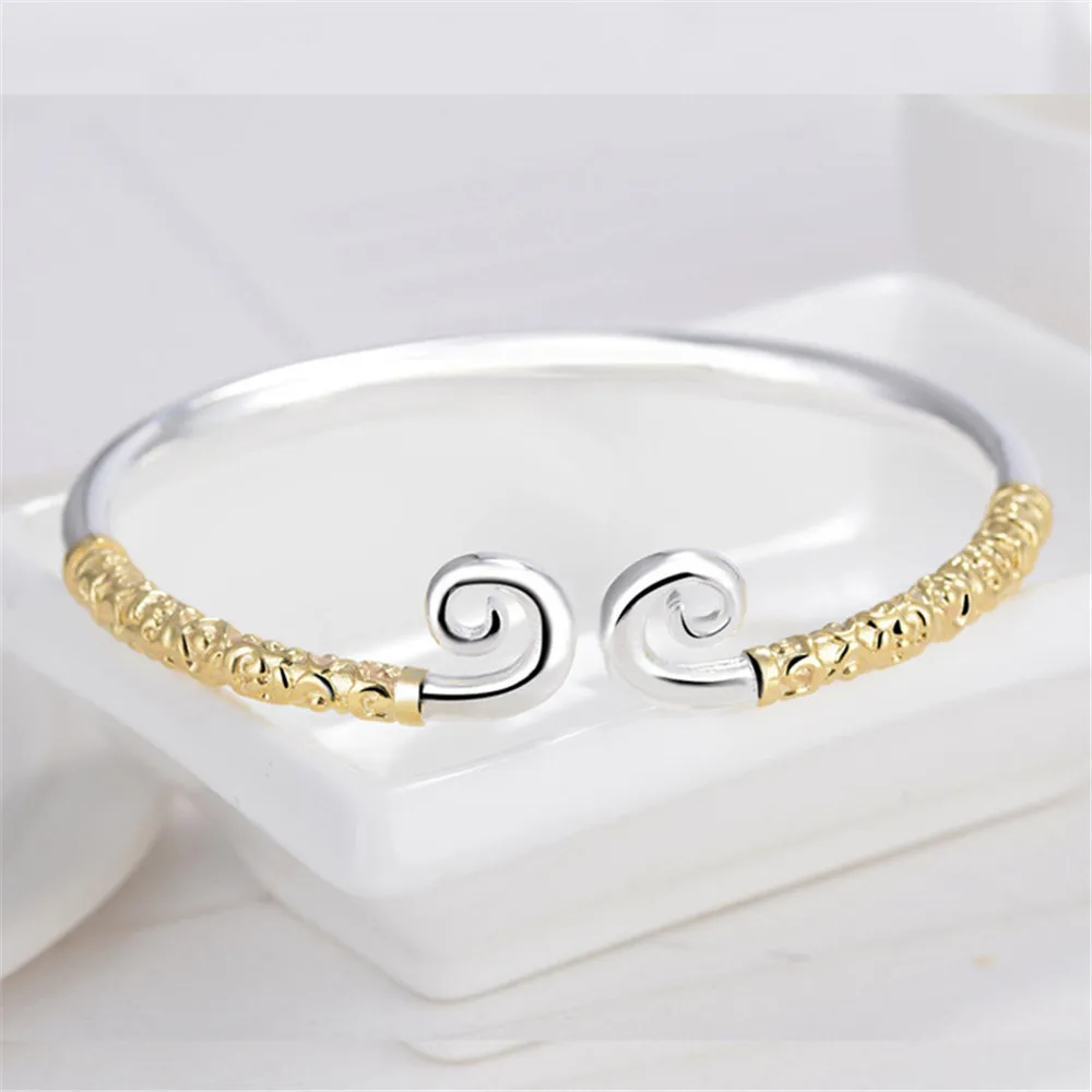 Adjustable Explosivea Couple Bracelet Tight Hoop Curse Bracelet Monkey King Thai Silver Bracelet Couple Student Retro Jewelry 6