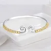 Adjustable Explosivea Couple Bracelet Tight Hoop Curse Bracelet Monkey King Thai Silver Bracelet Couple Student Retro Jewelry 6