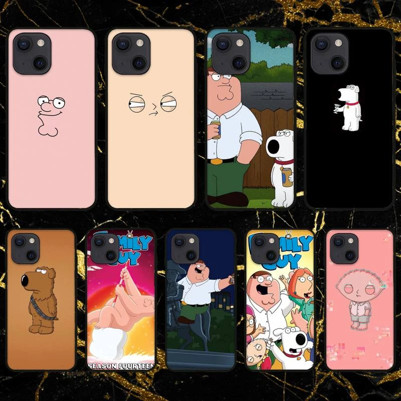 iphone 13 leather case Cartoon-Family-Guy-sitcom Phone Case For iPhone 11 12 Mini 13 Pro XS Max X 8 7 6s Plus 5 SE XR Shell iphone 13 phone case