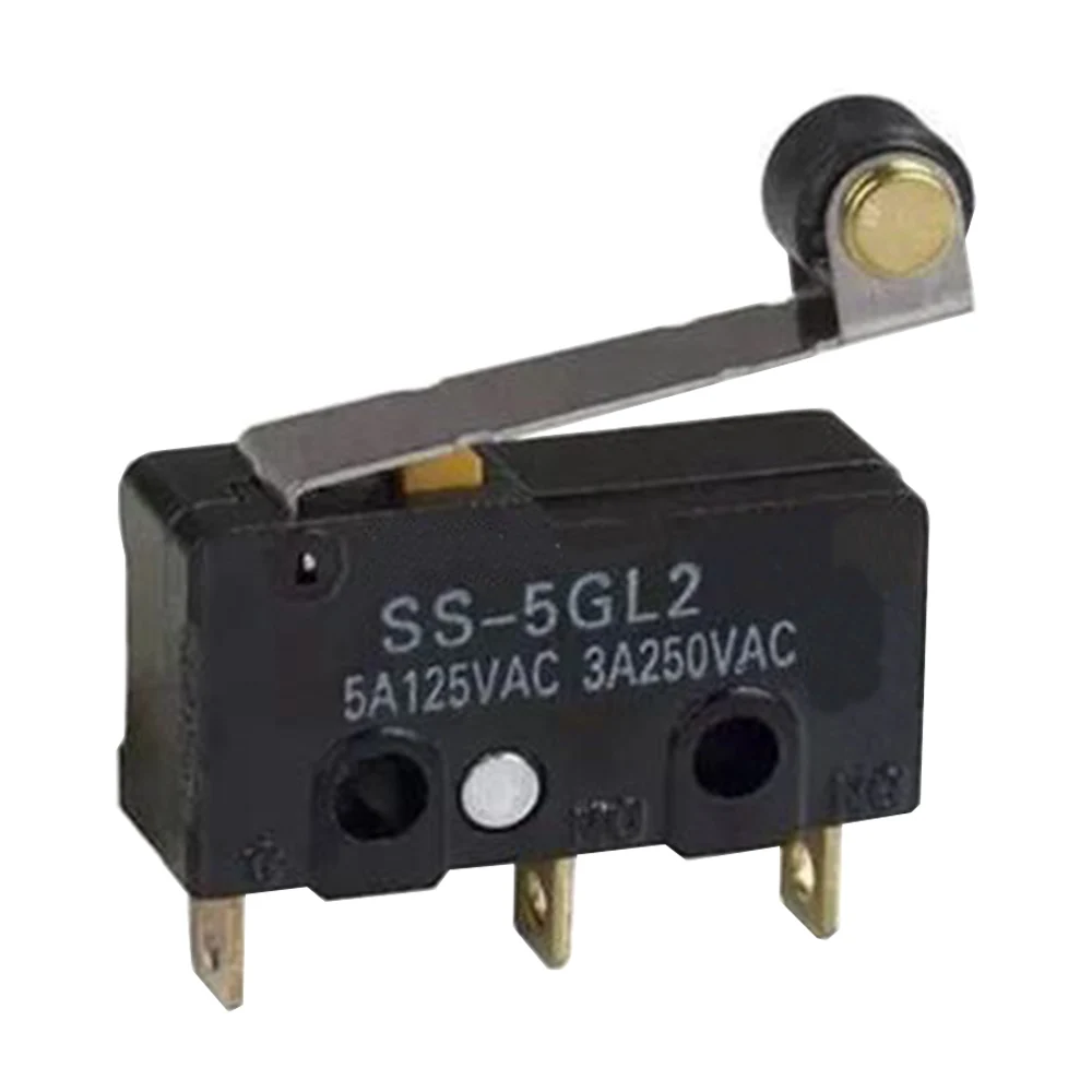 

SS5GL2 Microswitch 125 В переменного тока, 5A микро концевой выключатель, шарнирный ролик мгновенного действия (комплект из 5)