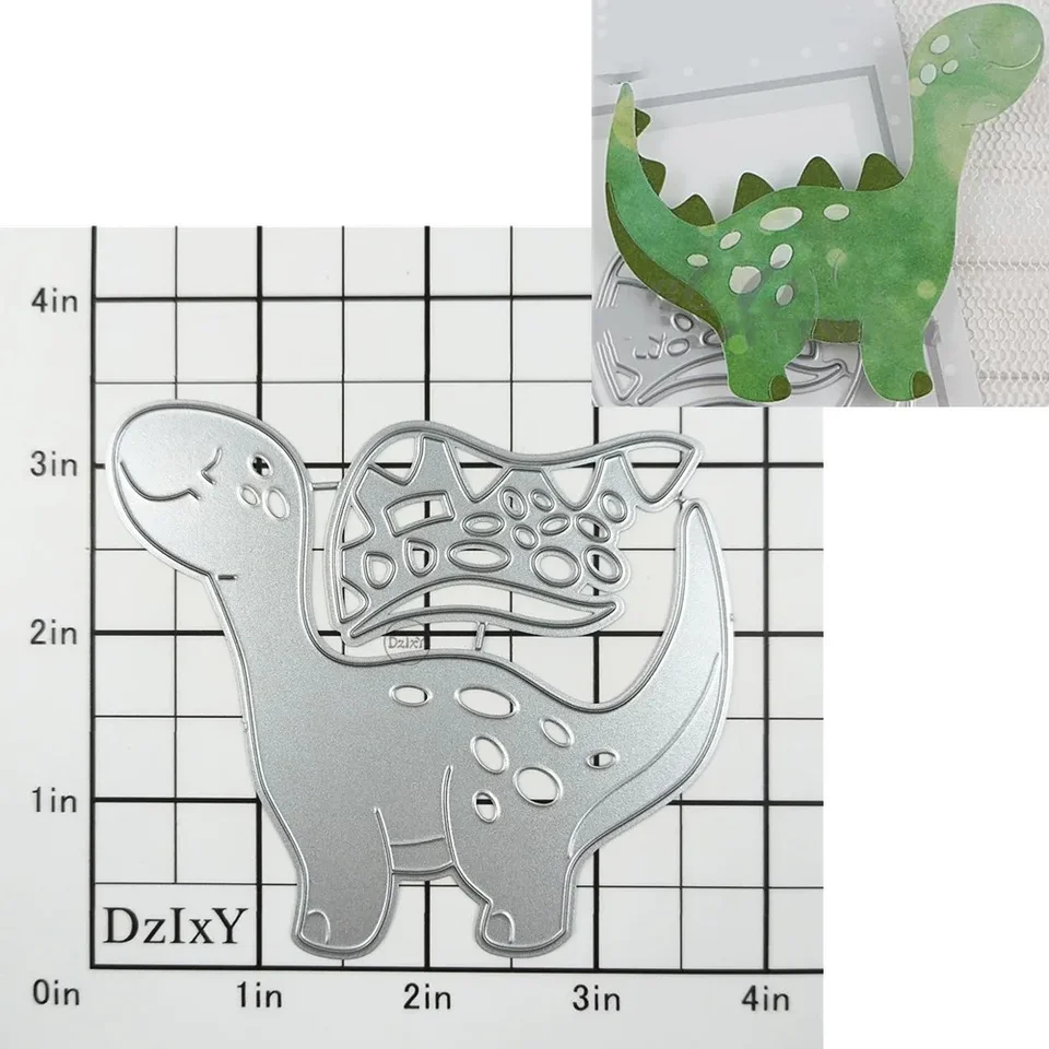 Snijmallen voor het maken van kaarten, YunTrip Leuke Dieren Op De Auto Metalen Snijmallen voor DIY Scrapbooking Album Embossing Foto Craft Papieren Kaarten Decoratieve Craft
