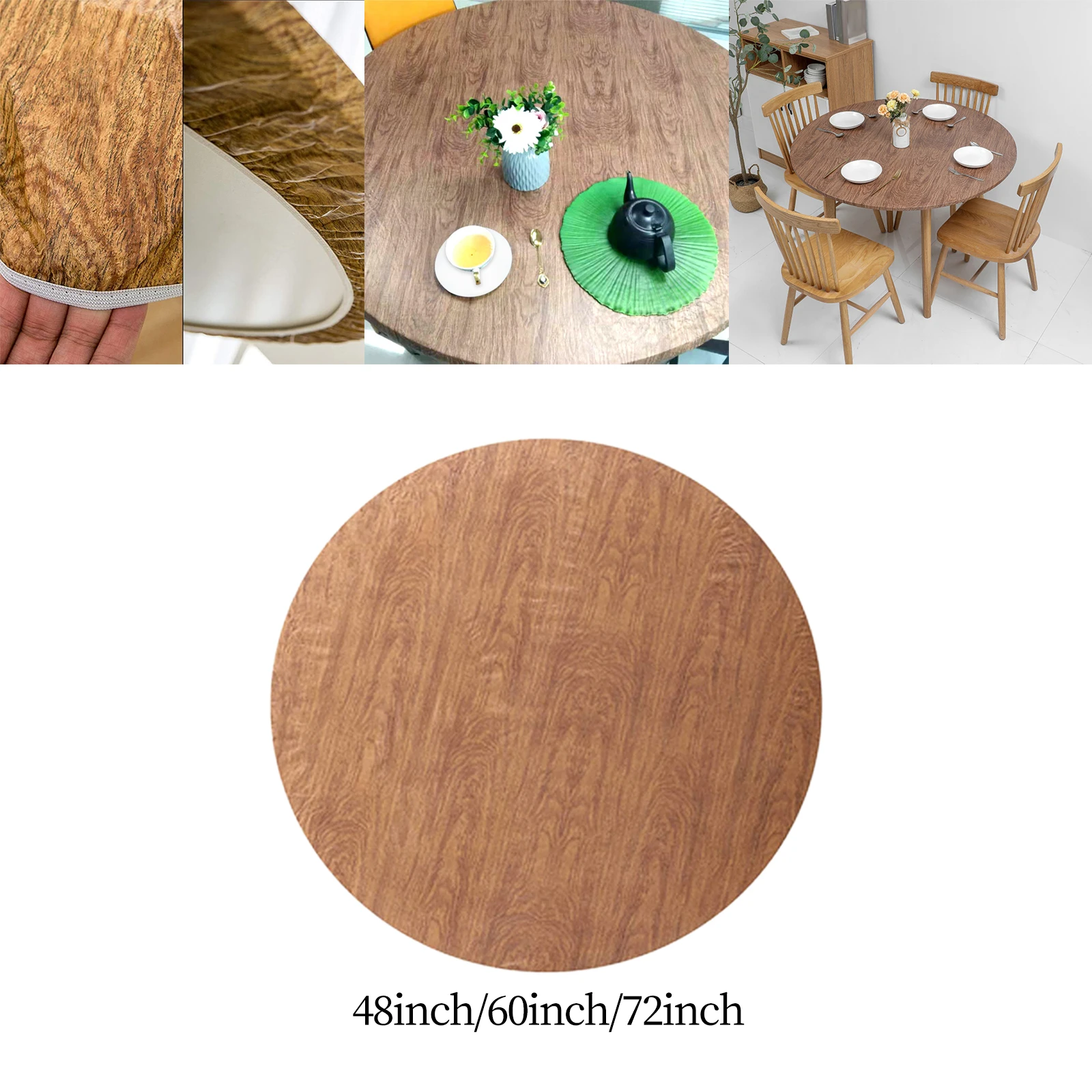 Manteles Impermeables De Vinilo, Mantel De Plástico, Mantel De PVC Cubierta De Mesa Impermeable Para Cocina Comedor Y Fiesta
