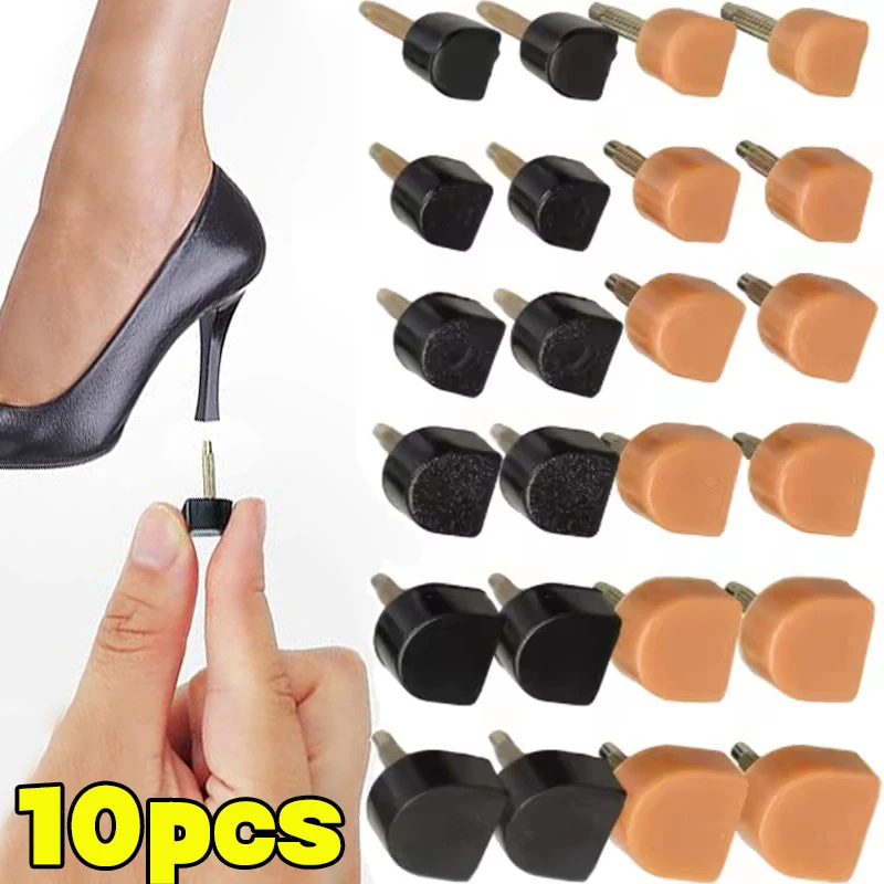 10pcs High Heel Repair Tips Pins For Women Shoes High Heel Tips Taps 10pcs-high-heel-repair-tips-pins-for-women-shoes-high-heel-tips-taps