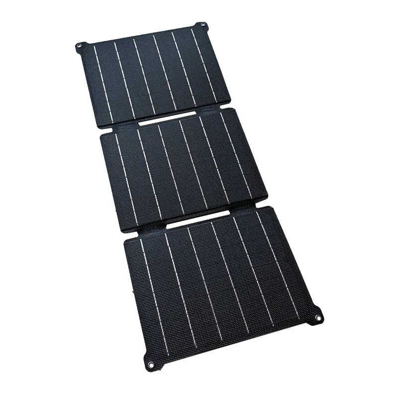 Caricabatterie solare pieghevole da 120W con pannello solare ETFE USB 5V/DC 12V celle di ricarica sicure caricabatterie solare per telefono per campeggio all'aperto domestico