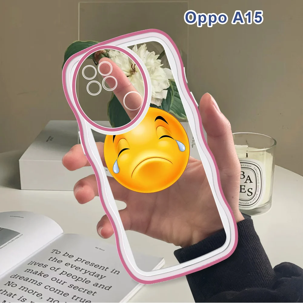 Custodie Per Oppo A15 A15S A7 A5S A12 A12S Wave Custodia Morbida In Silicone Memes Cover Posteriore Custodie Antiurto