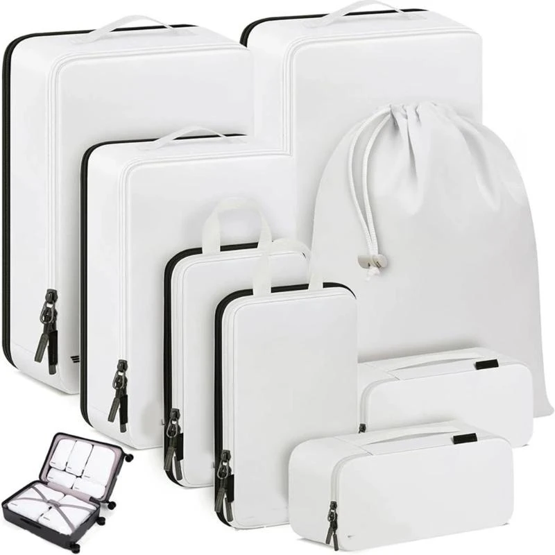 10pcs Expandable Compression Cubes for Convenient Travel Packing Solution 4