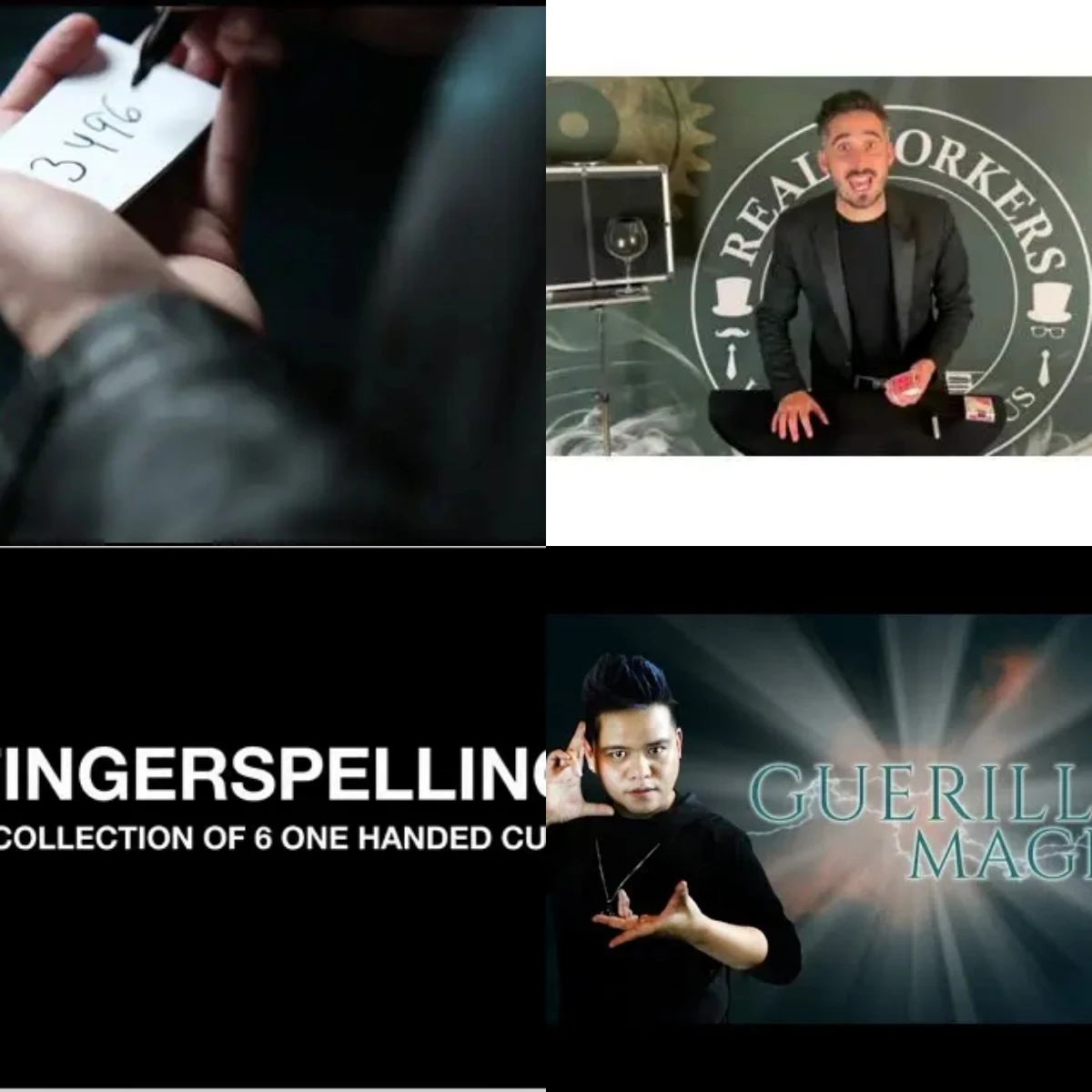 EyePhone por Alan Boyd Ez-Zoom por Joel Taylor, Fingerspelling por Tobias Levin & Oliver Steard, Guerilla Magic por Kailun Hu-magic