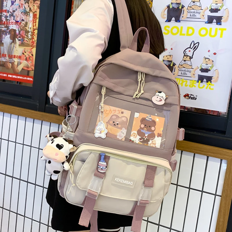 Zaino Kawaii in tela per ragazze - immagine 3
