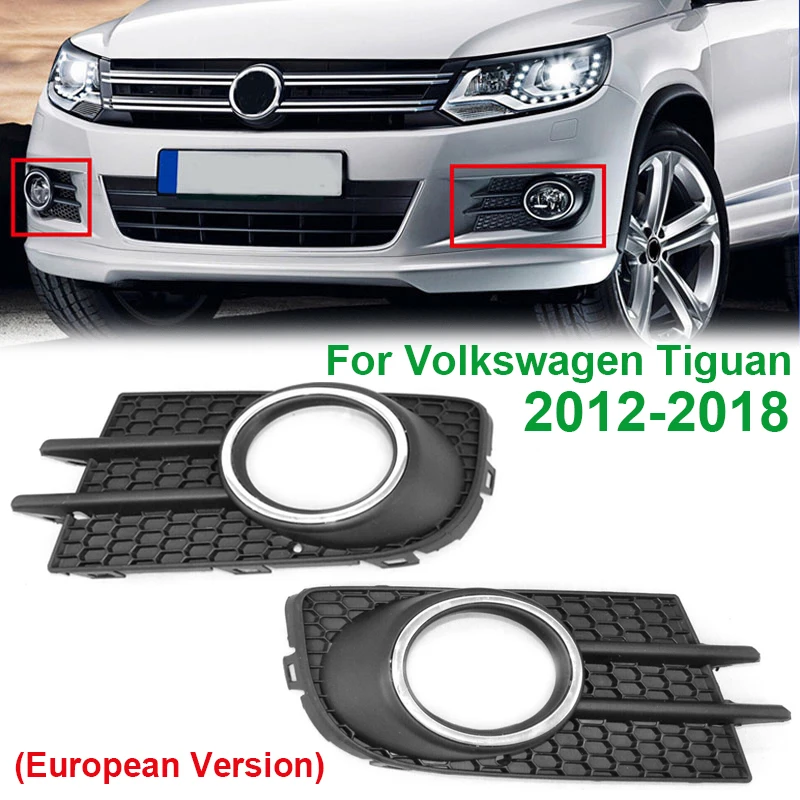 

1/2 шт., передний бампер для автомобиля Volkswagen Tiguan 2012-2018 (Европейская версия)