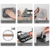 Bathroom Storage Rack No Drill Shelves Wall Mount Corner Shelf Shower Holder For WC Shampoo Organizer Bathroom Accessories 6