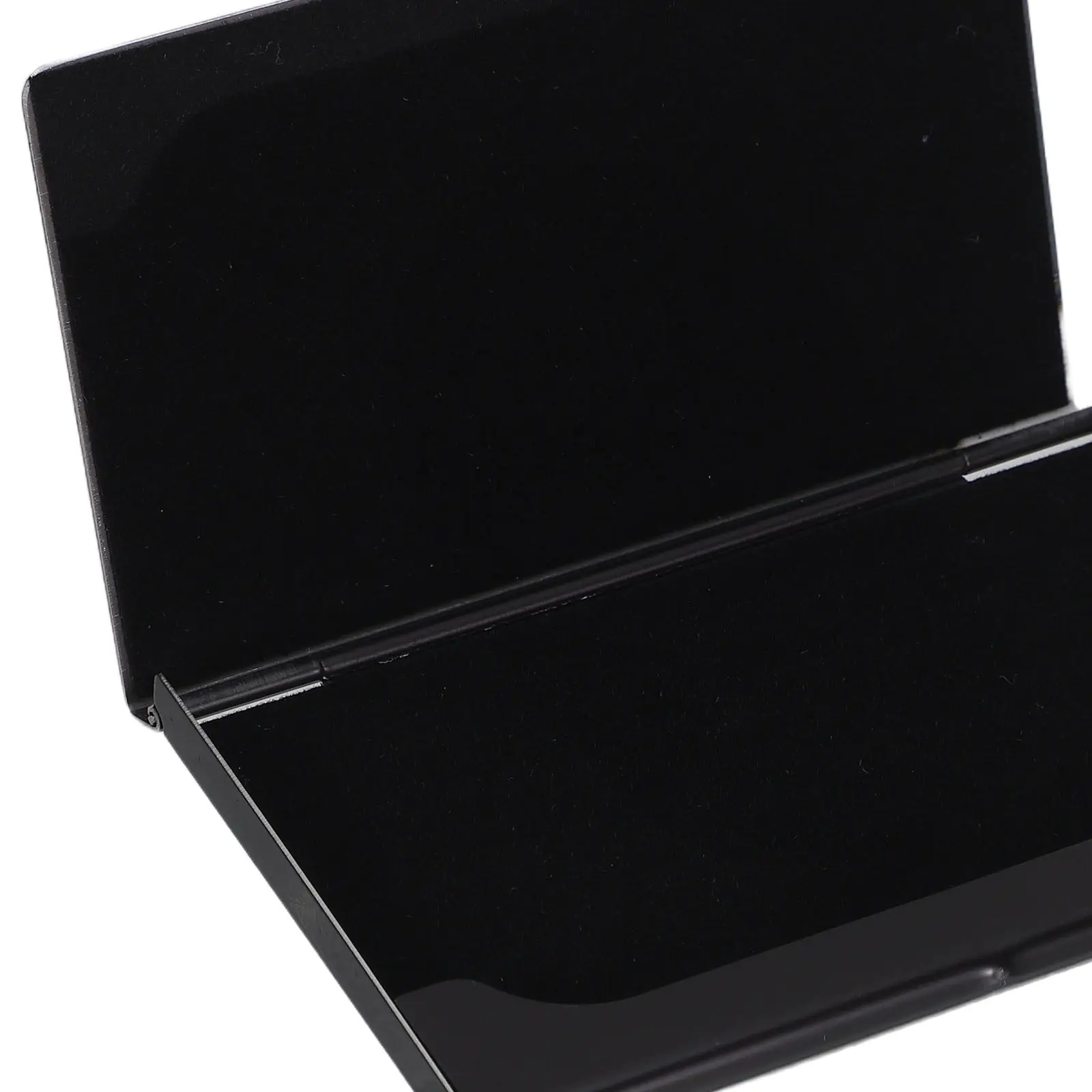 3Pcs 프리미엄 스테인레스 스틸 명함 홀더 세련된 미니멀리스트 금속 카드 케이스 사무실 책상 여행용 컴팩트 ID 지갑