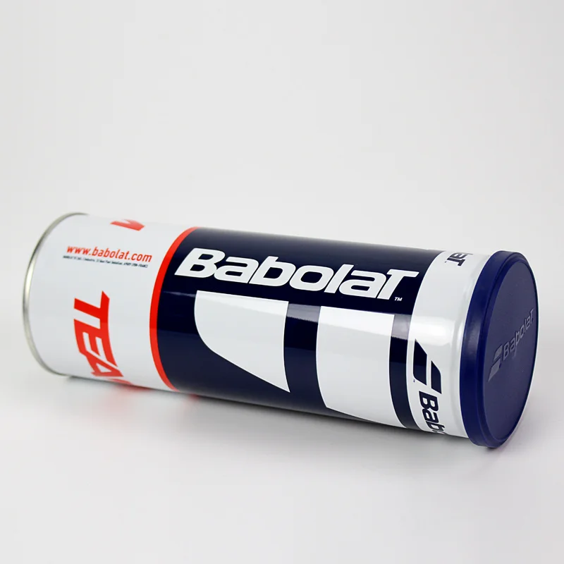 Original Babolat Ball Canister Tennis TEAM 3X Competition Training BABOLAT Tennis Balls High Elastic 3pcs Balls in 1 Tank
