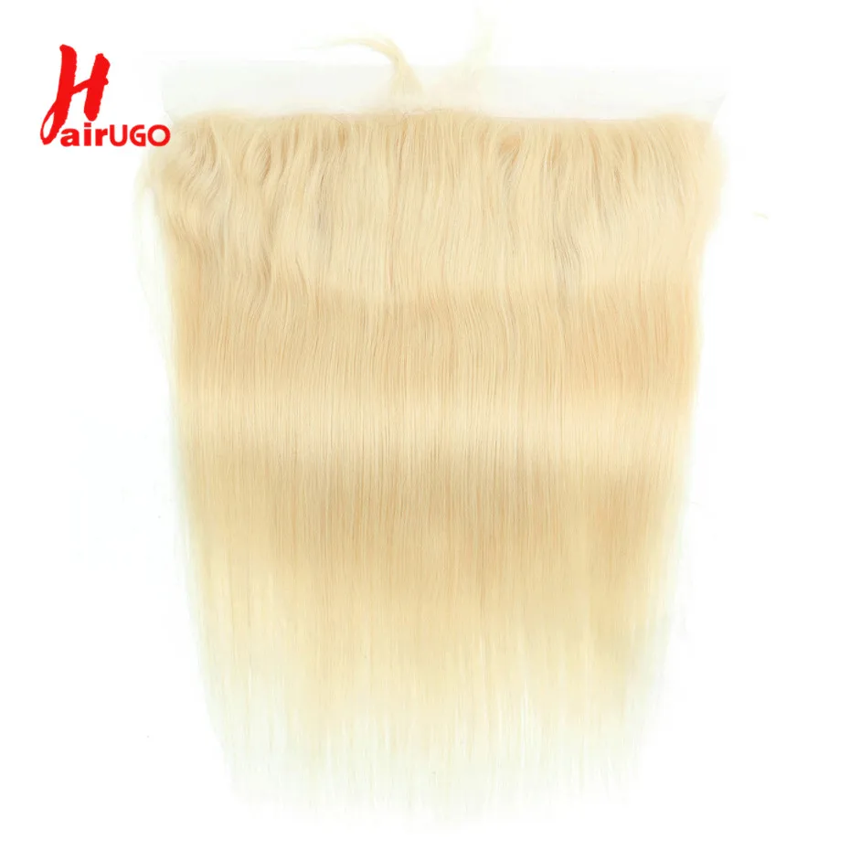 Brazilian natural remy lace frontal, loiro 613 #, cabelo liso, 13x4, com cabelo de bebê, 100% cabelo humano, transparente