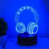 3D Headphones LED Night Light 1