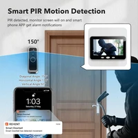 Tuya Smart Life 1080P WiFi Video Doorbell Battery 100% Wireless Door Intercom System PIR Outdoor Camera 5Inch Monitor Screen - Image 5