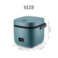 ZaiXiao Mini cuiseur à riz électrique Intelligent automatique cuiseur de cuisine domestique 1-2 personnes petit chauffe-plats vapeur 1.2L riz 6
