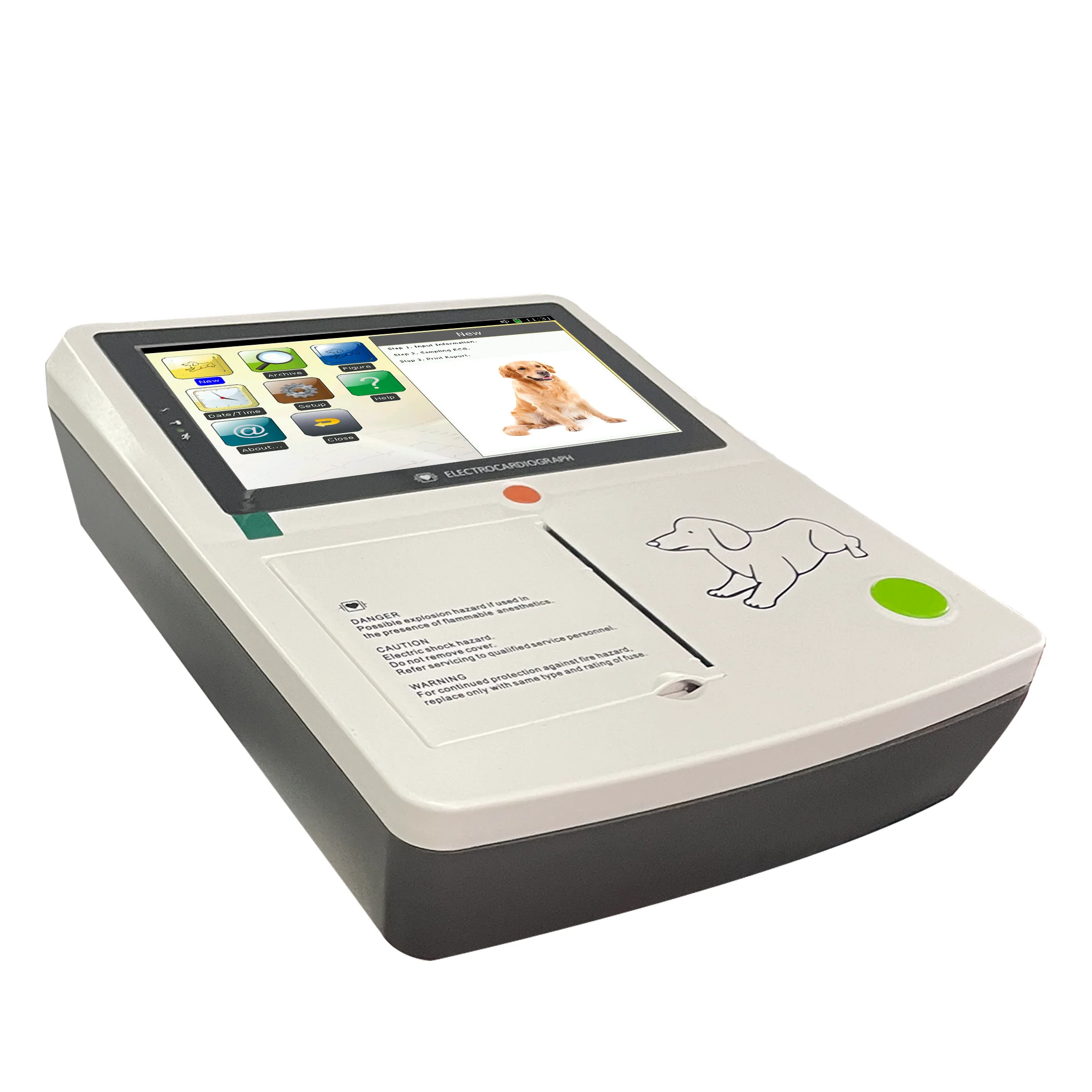 

New Design Veterinary Ecg Machine Portable Electrocardiogram Touch Screen Ecg Machine For Animals
