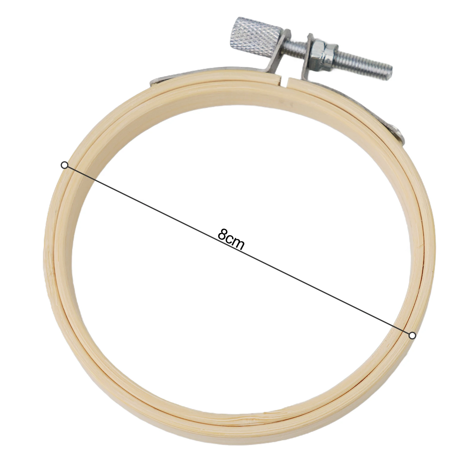 Embroidery Hoop 1pc 8-26cm Wooden Bamboo