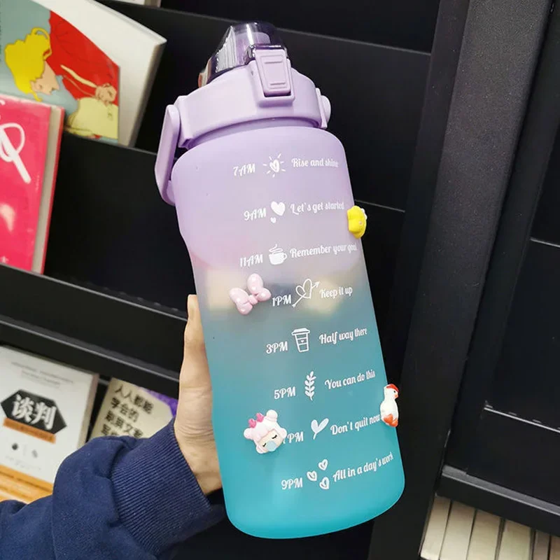 Water Bottle Motivational Drinking Sports Water With Time Marker Stickers Portable Reusable Plastic For water bottle,sports water bottle,sports bottle,plastic water bottle