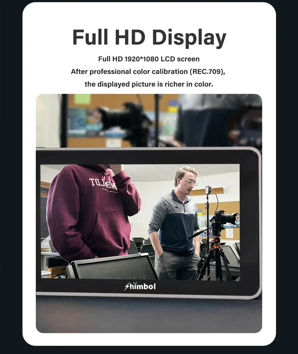 SHIMBOL Memory I Pro 5.5 " 2000 Nits 3G-SDI HDIM Recording Monitor with 3D LUT I