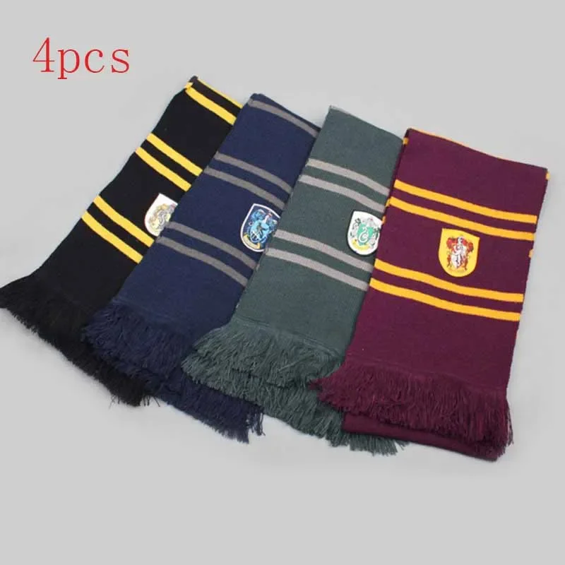 Potter Adult Children Cosplay Scarf Magic School accessories gloves hat Cos Halloween Party Supplies Scarfs for Winter Spring