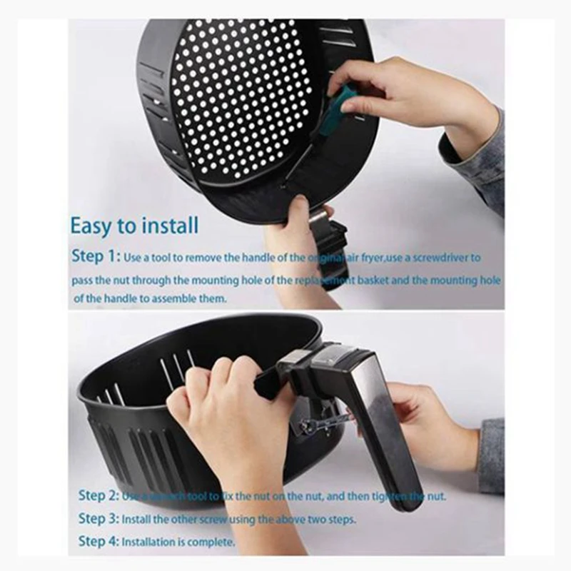 Square Air Fryer Accessories, for Instant Vortex Plus, COSORI 6.4L, Tefal  XXL 6.2L, Breville & Most 5.7L Air Fryers