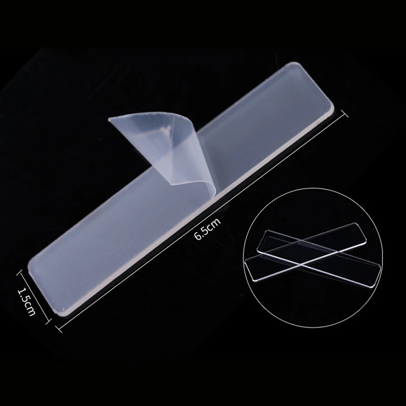 Length 3M/10M Strong Transparent Acrylic Foam Adhesive Tape Double Sided Silicone Nail Sticker Tape Glue No Traces Nail Tool
