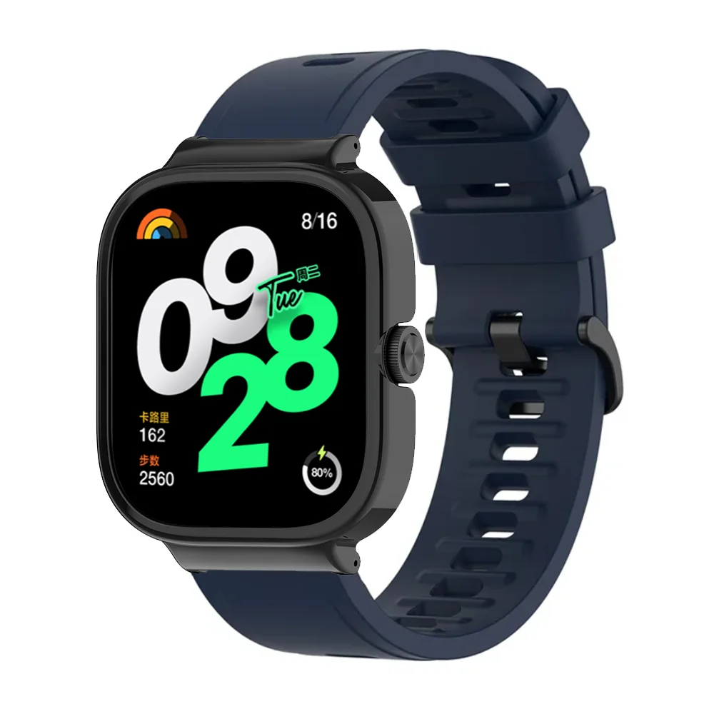 Silicone Sports Strap for Smartwatch - Versatile and Durable Watchband Accessories