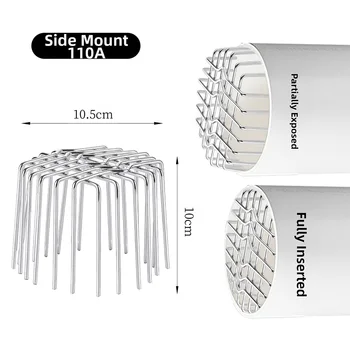 ตะแกรงกรองน้ำฝนสแตนเลสสำหรับรางน้ำฝน ป้องกันการอุดตัน ขนาด 50-200 มม. 4