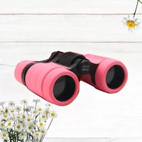 Focal Adjustable Children Telescope Toy Game Props Birthday Present for Entertaining Bird Watching (Pink) 1
