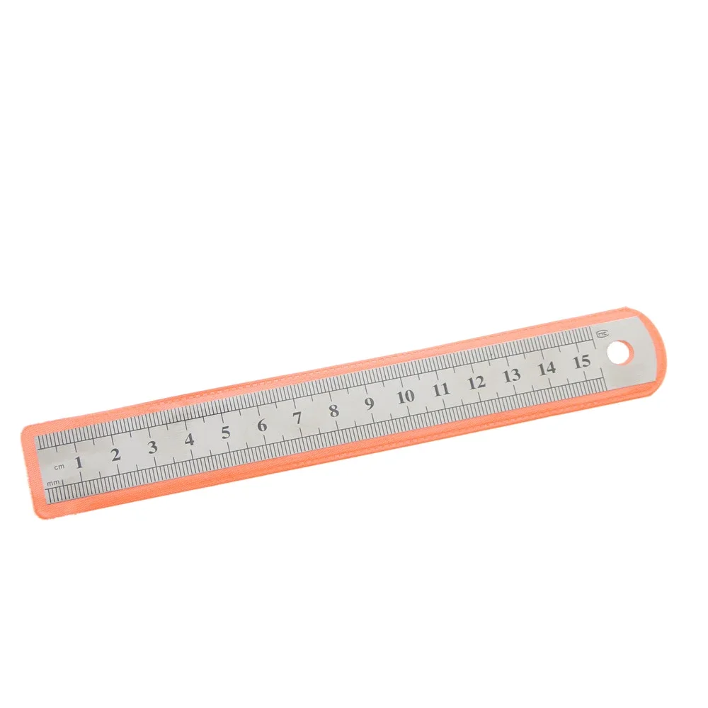 Straight Ruler 15cm Sewing Stainless Steel Metal Measuring Tool