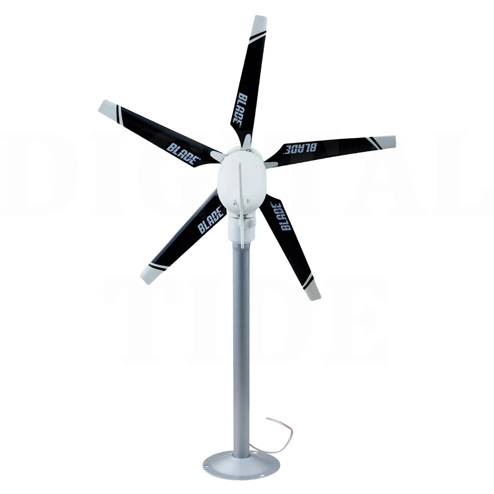 The New 5-blade Micro Wind Turbine Model Three-phase Permanent Magnet Brushless Outdoor Science and Education Windmill DIY