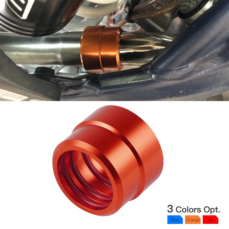 

NICECNC Motocross Exhaust Pipe Collar 2-Stroke For GasGas Gas Gas EX EC MC 250 300 2021-2023 KTM Husqvarna Husaberg Aluminum
