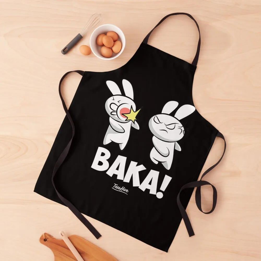 

Anime Baka . Apron Trim Cloth kitchen utensil Kitchen Items Apron