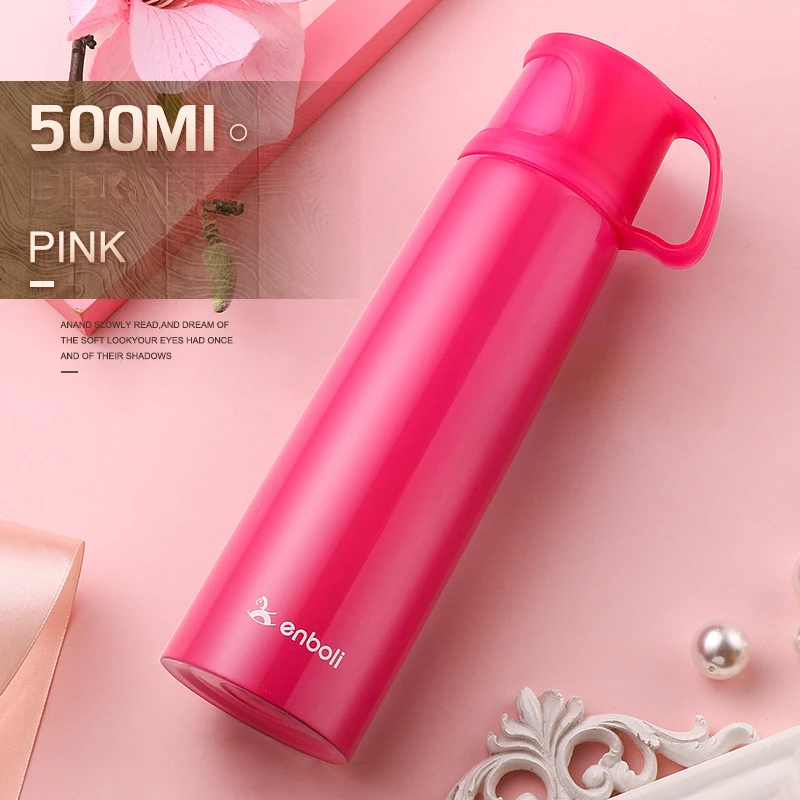 Car Water Cup for Men and Women Children's Vacuum Suspenders Double-layer Stainless Steel Gift Cup