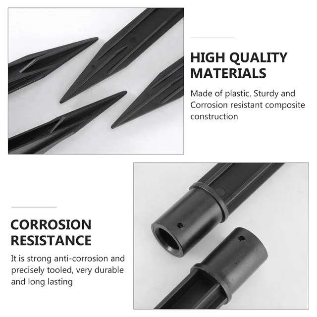 Napenergia Fénytáblák Lámpa Tüskék Csere Lámpás Gyep Kültéri Földi Tétje A Tájképputa Kerti Lámpához, 8,3 Magas, - Image 3