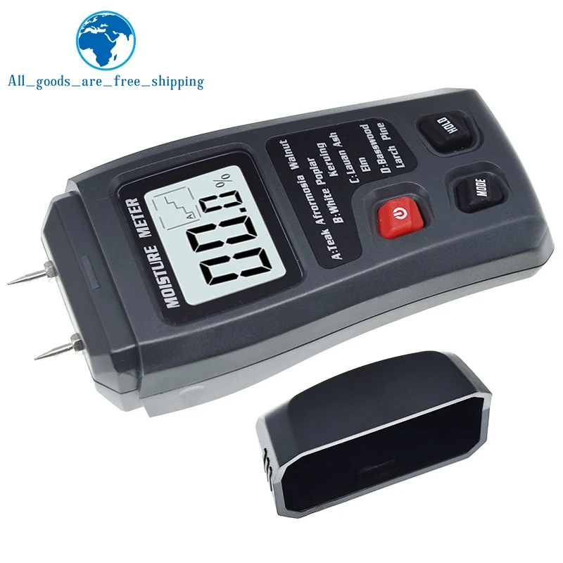 Wood moisture meter wood moisture meter hygrometer timber damp detector tree density digital wood humidity tester