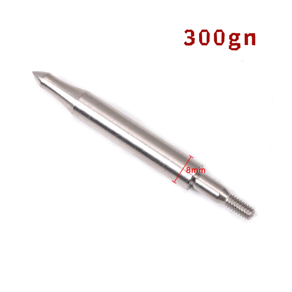 Archery Arrowhead 6/12pcs Stainless Steel Arrow Point Tip Broadhead Head for ID6.2mm OD7.6/8.0mm Arrows Shaft