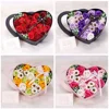 13Pcs Heart Shape Rose Gift Box Artificial Eternal Rose Bouquet Forever Red Rose Valentine Day Gift Christmas Birthday Wedding L 3