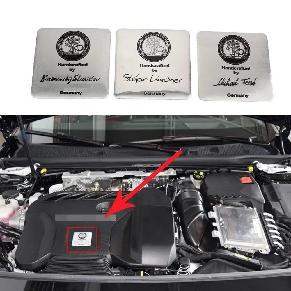 Distintivo Da 65Mm Per Adesivi 3D Motore Affalterbach Tree Amg Emblema Adesivo Motore Interno Brabus Per Mercedes-Benz Brabus Maybach