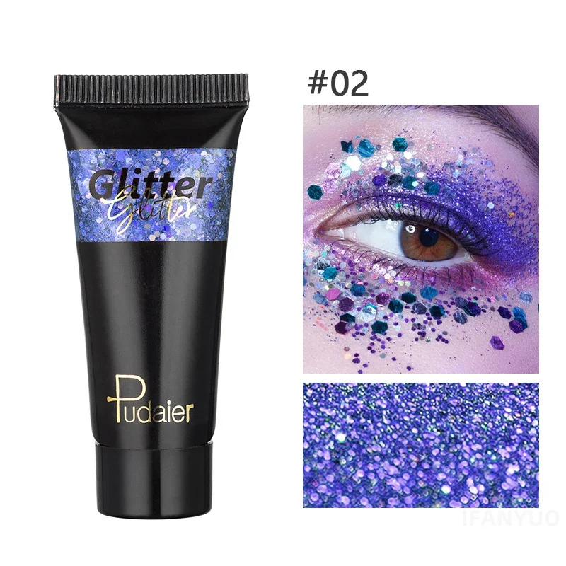 Body Glitter Gel Nail Hair Face Flash Eye Loose Sequins Cream Diamond Jewels Rhinestones Makeup Decoration Party Festival 1pc 3