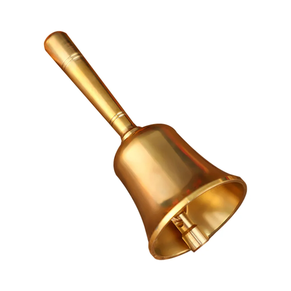

Brass Handbell The Wedding Ringer Dinner Bells Multifunctional Toy Hotel Dish Retro Call Metal Table Elder for Restaurant
