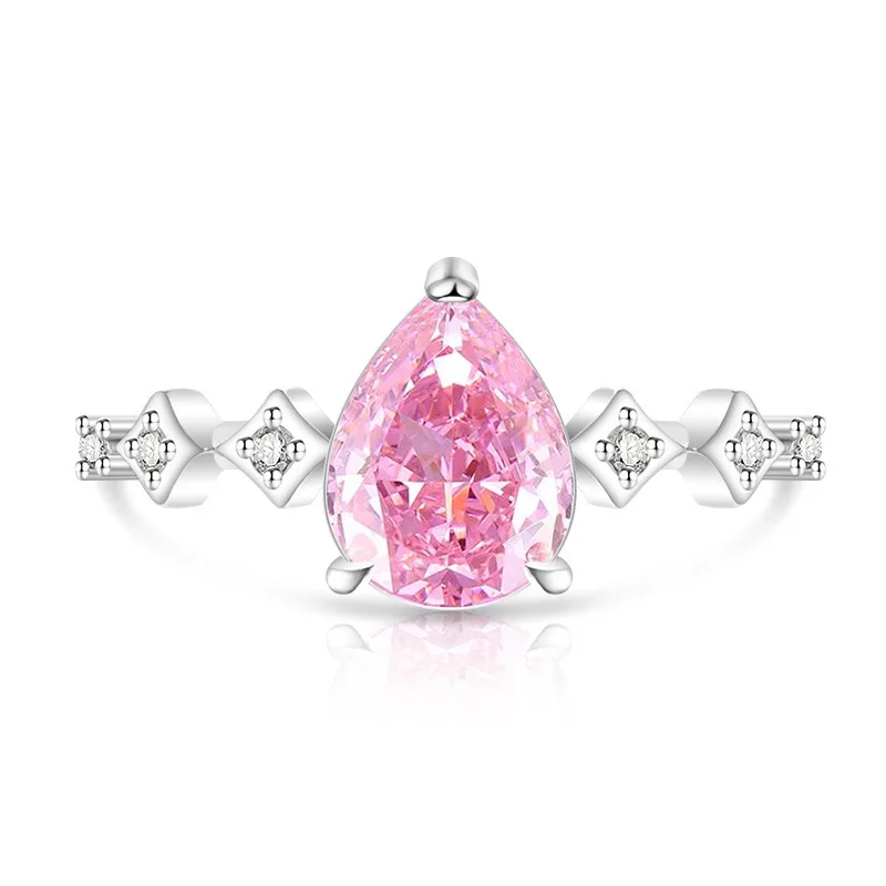 Elegant Adjustable 925 Silver Gemstone Ring for Women – Perfect for Any Occasion
