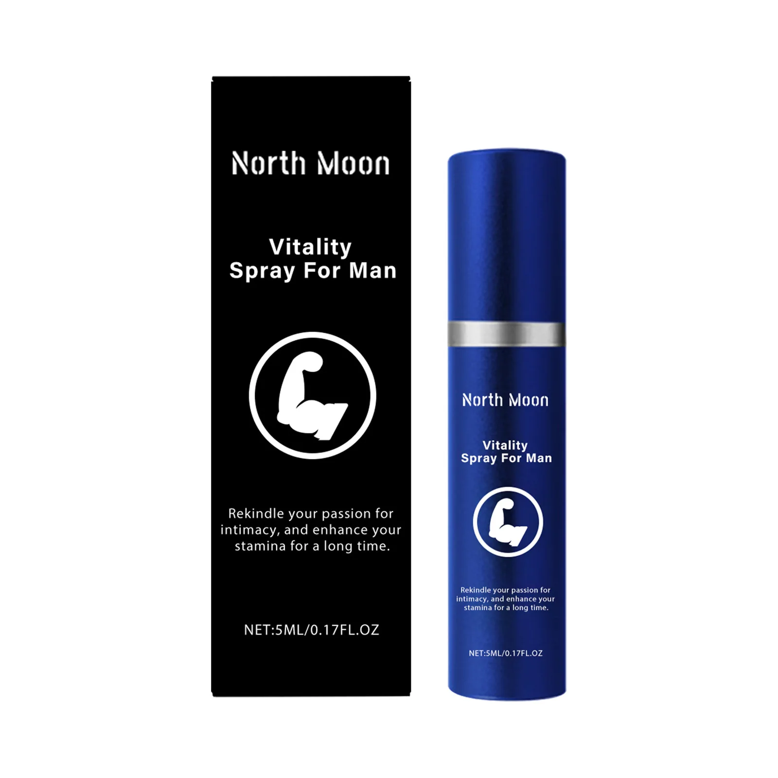 North Moon Men's Private Area Care Spray Long-Lasting Sex Time Delay No Side Effects Remove Odor Big Size Penis Enlargement Oils