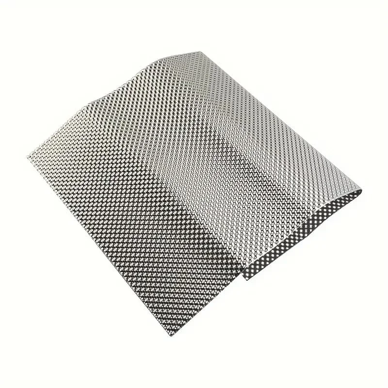 300X500mm Auspuff Hitzeschild Abgaskrümmer Geprägtes Aluminium Hitzeschild Turbo Krümmer Auspuff Elektrische Autos Zubehör – Detail 1