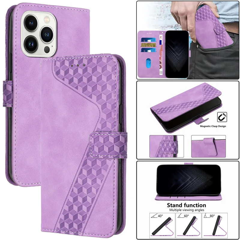 Flip Stand Phone Case for iPhone 14 13 12 11 Pro Max SE 2022